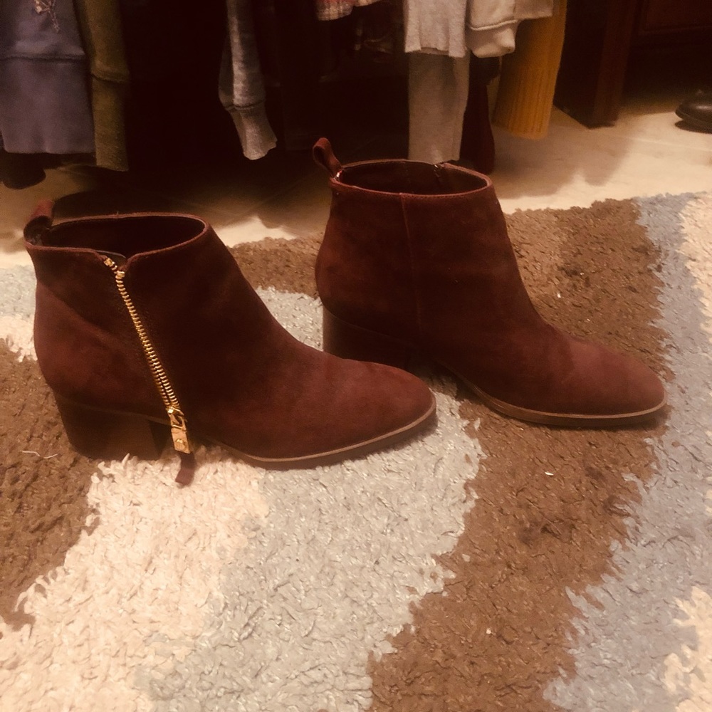 Burgundy Booties